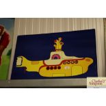 A reproduction 'Yellow Submarine' sign (182)