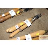 Four Marples and other wood turning tools