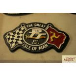 A reproduction Isle of Man TT plaque (146)