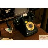 A retro style telephone