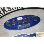 A County Tractor Plaque (143)