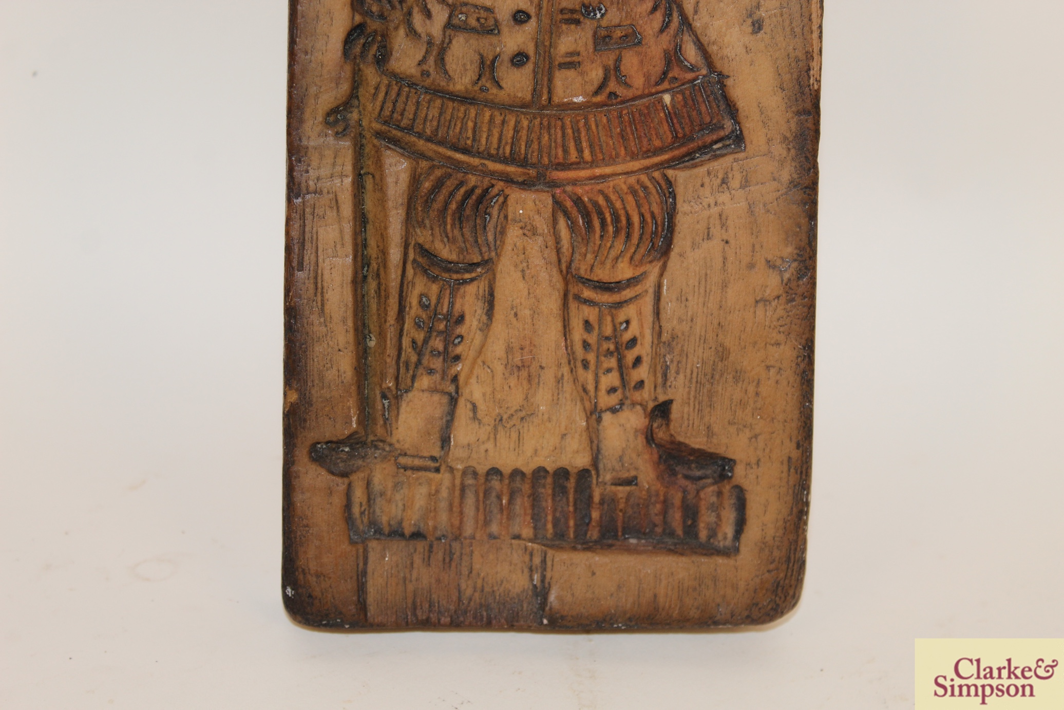 A resin gingerbread mould depicting a gentleman in - Image 4 of 8
