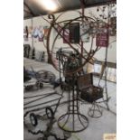 A large wrought metal armillary sphere