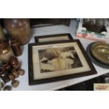 Two Victorian black and white prints depicting you