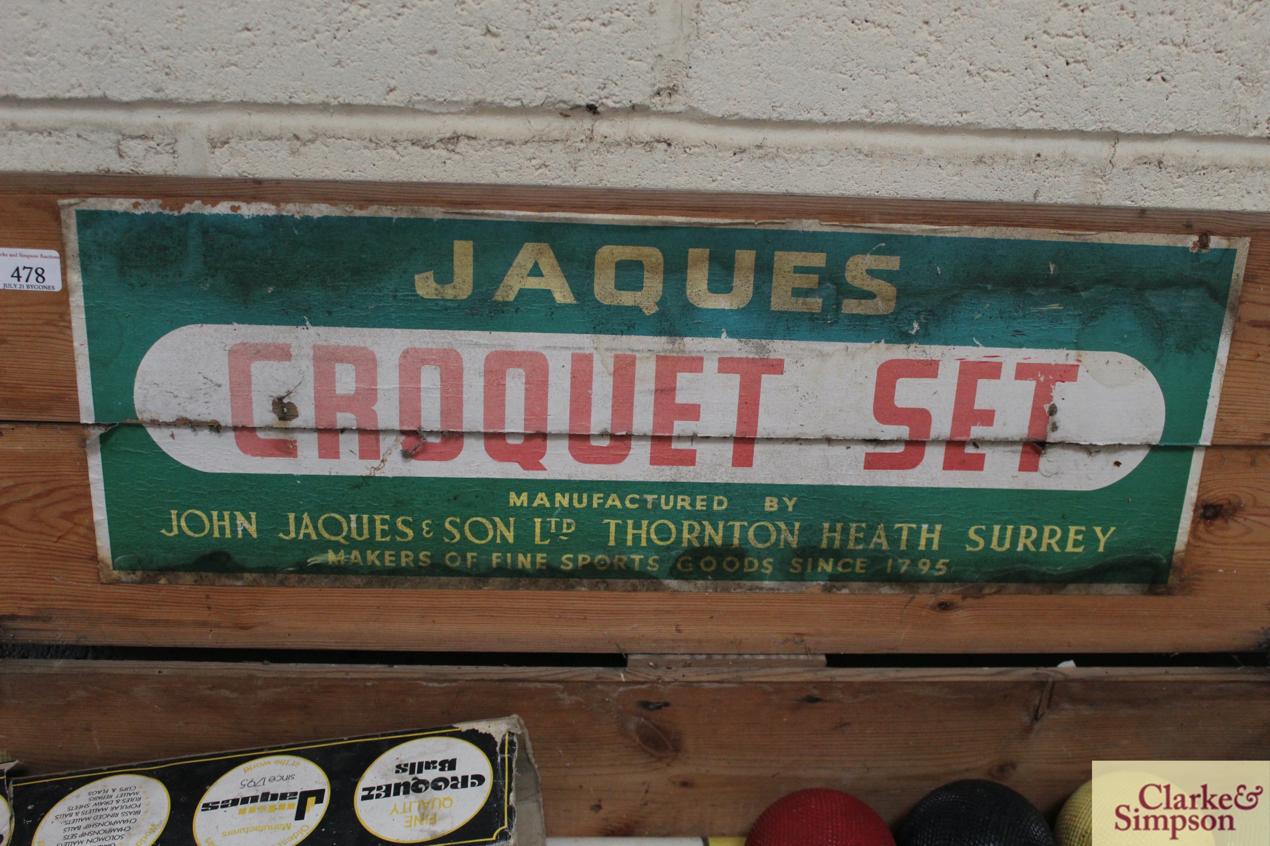 A Jaques croquet set - Image 4 of 4