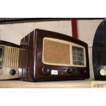 A Cossor vintage Bakelite cased radio