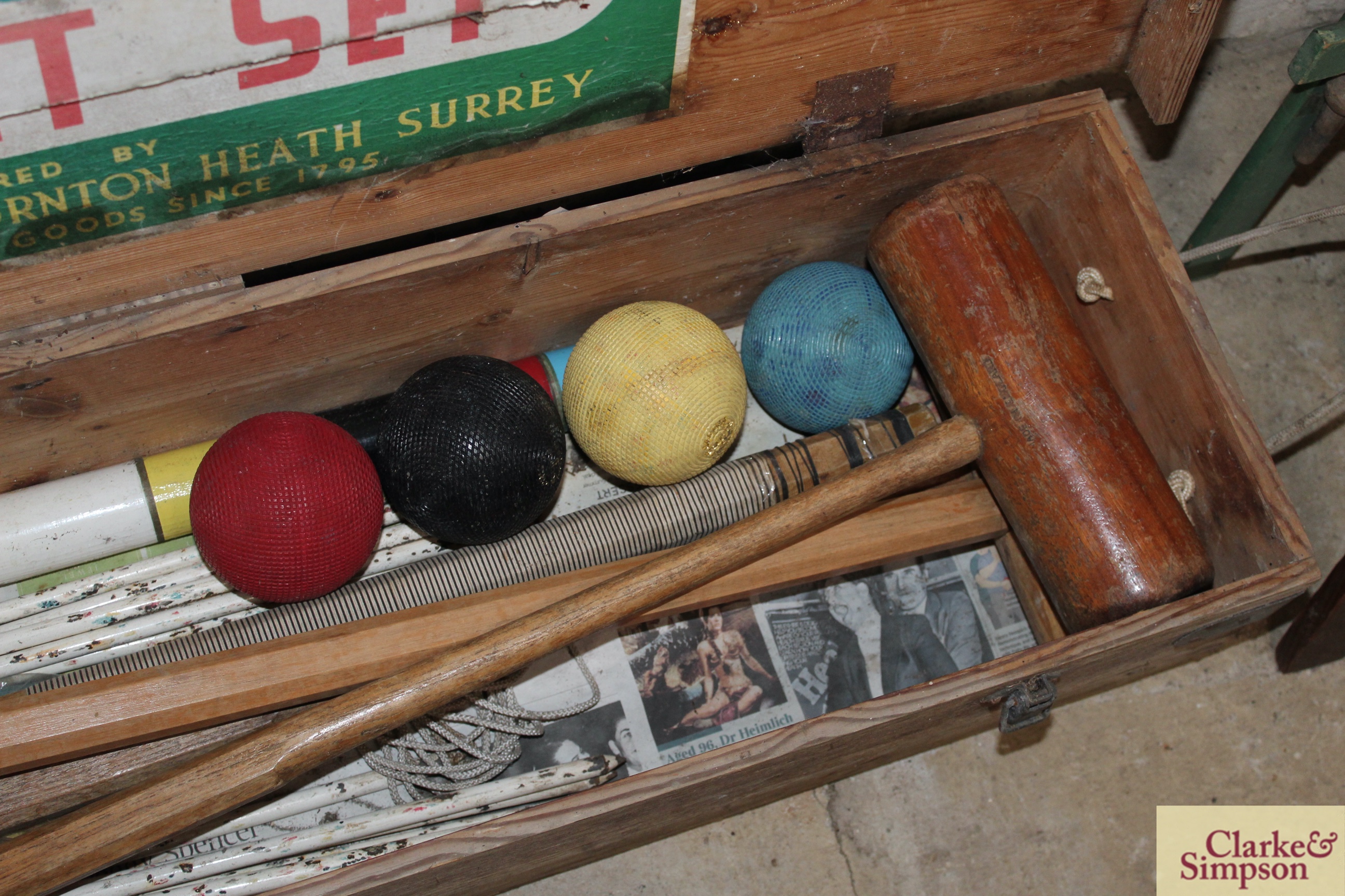 A Jaques croquet set - Image 3 of 4