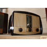 A GEC Bakelite cased radio