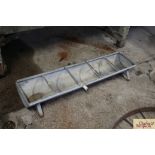 A 4ft galvanised feed trough
