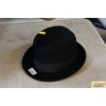 A vintage trilby hat by Moores