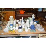 A large quantity of various tea and coffeeware to