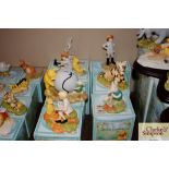 Seven boxed Royal Doulton Winnie the Pooh collecti
