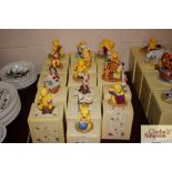 Sixteen boxed Royal Doulton Winnie the Pooh collection figurines