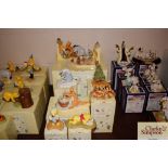 Eight Royal Doulton Winnie the Pooh figurine collection