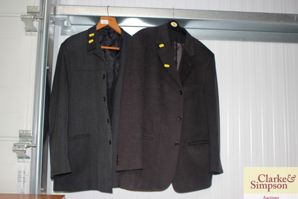 Two suit jackets
