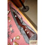 A Webley & Scott Falcon .22 air rifle and carrying