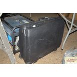A Samsonite suitcase