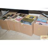 Four boxes of various books