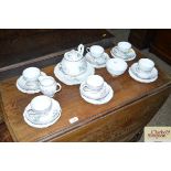 A Roselyn bone china teaset