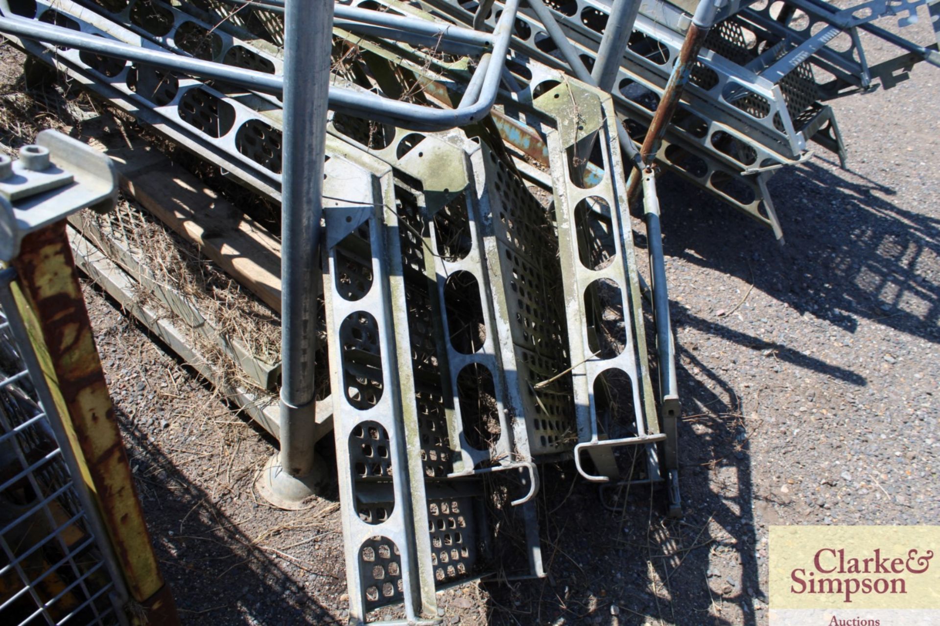 Stillage of Haki Scaffolding Staircase components. - Image 6 of 6