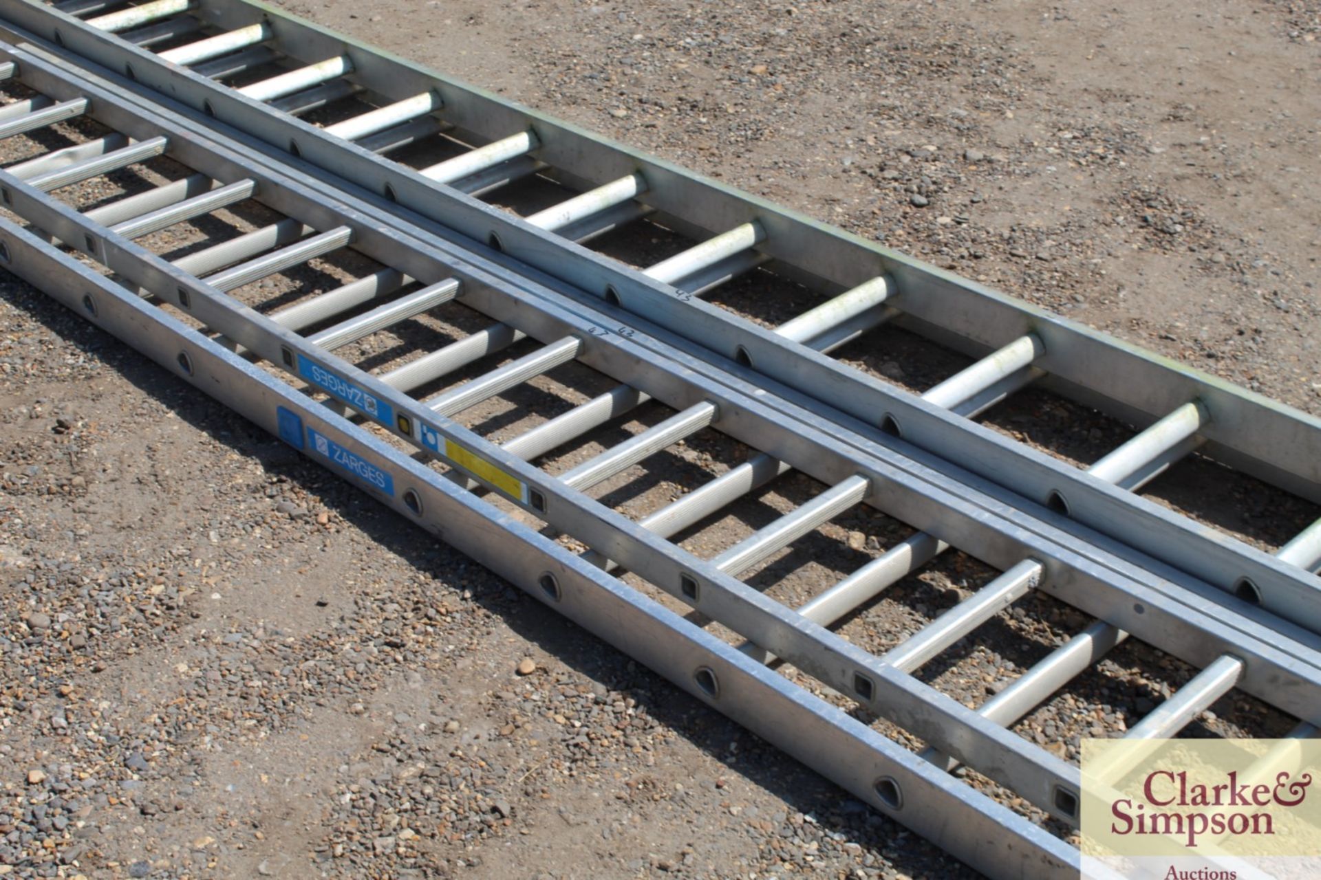 Various Zarges ladders. - Image 6 of 7