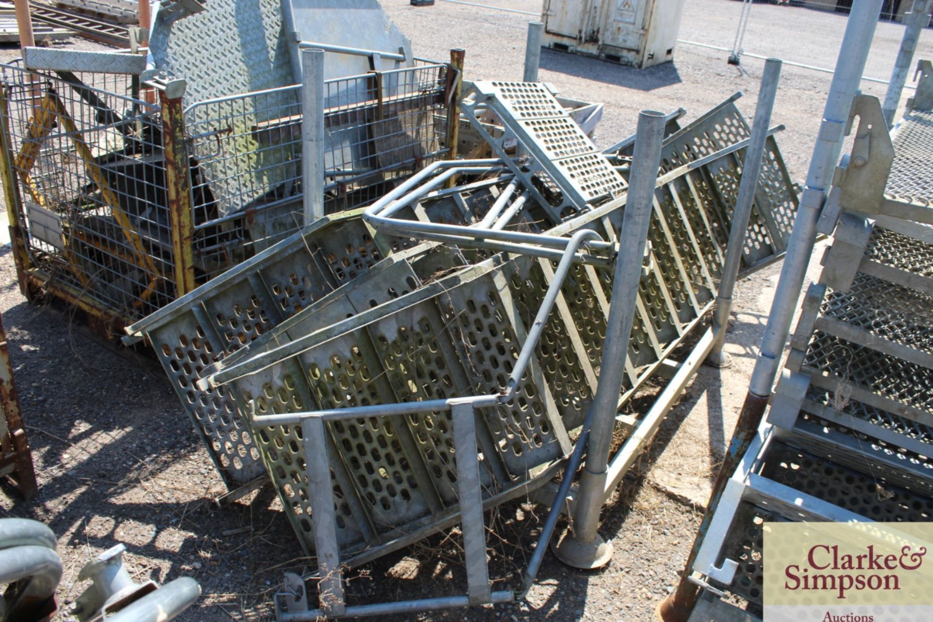 Stillage of Haki Scaffolding Staircase components. - Image 4 of 6