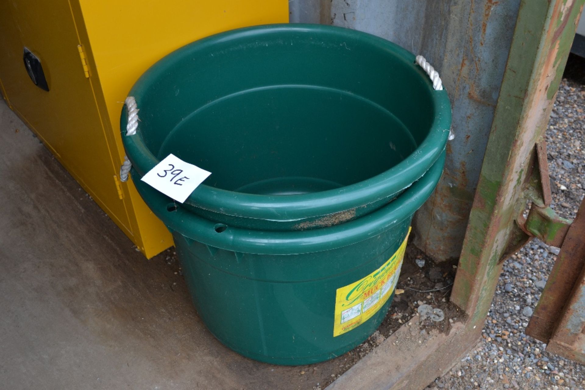 2x large buckets/ drinkers. NO VAT. - Image 2 of 2