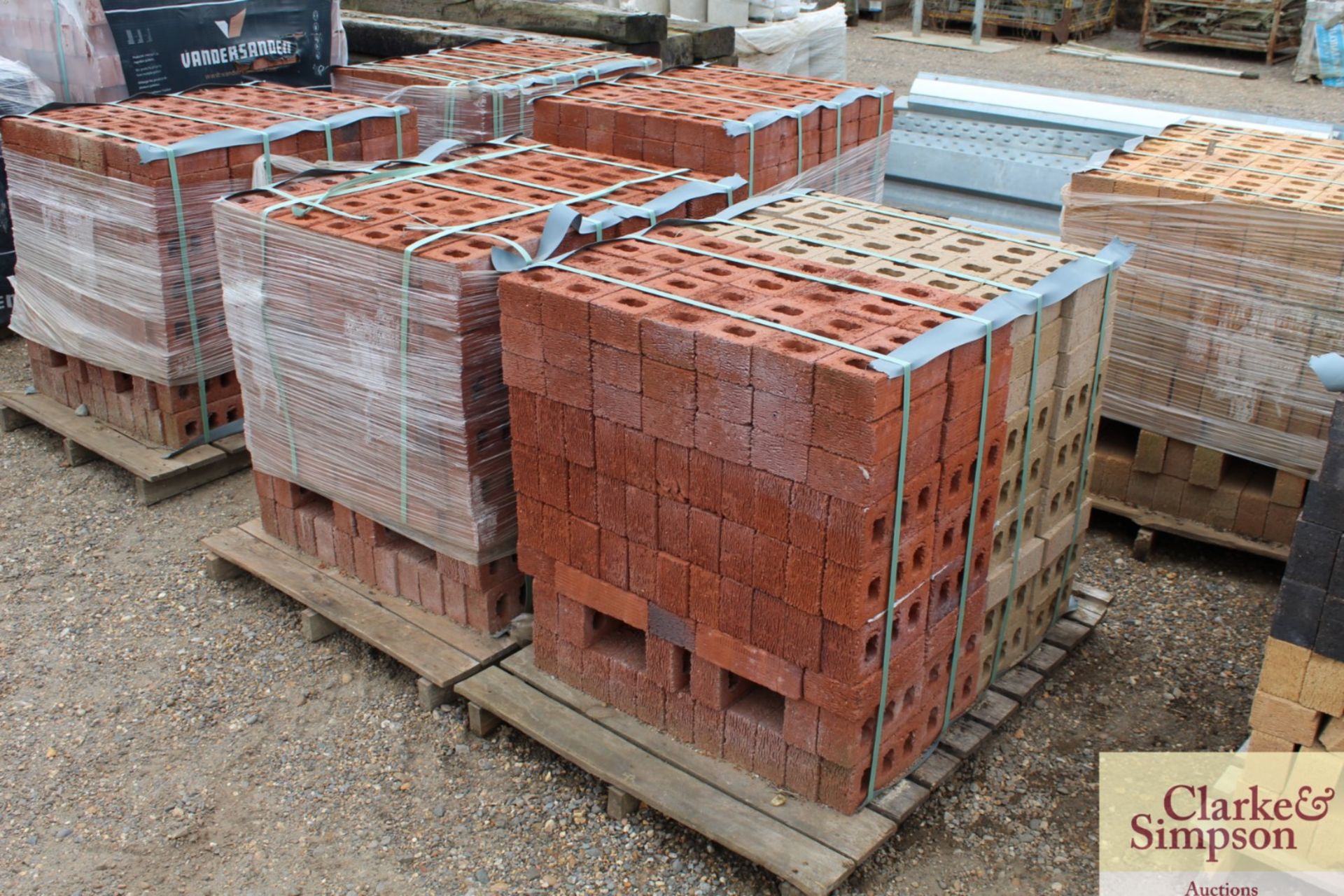 2x packs of red/ white rustic regrade bricks. - Image 2 of 5