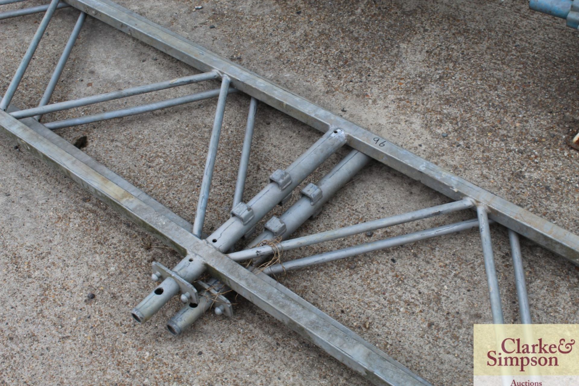 2x Haki Scaffolding 6100 Lattice Beams. - Image 5 of 8