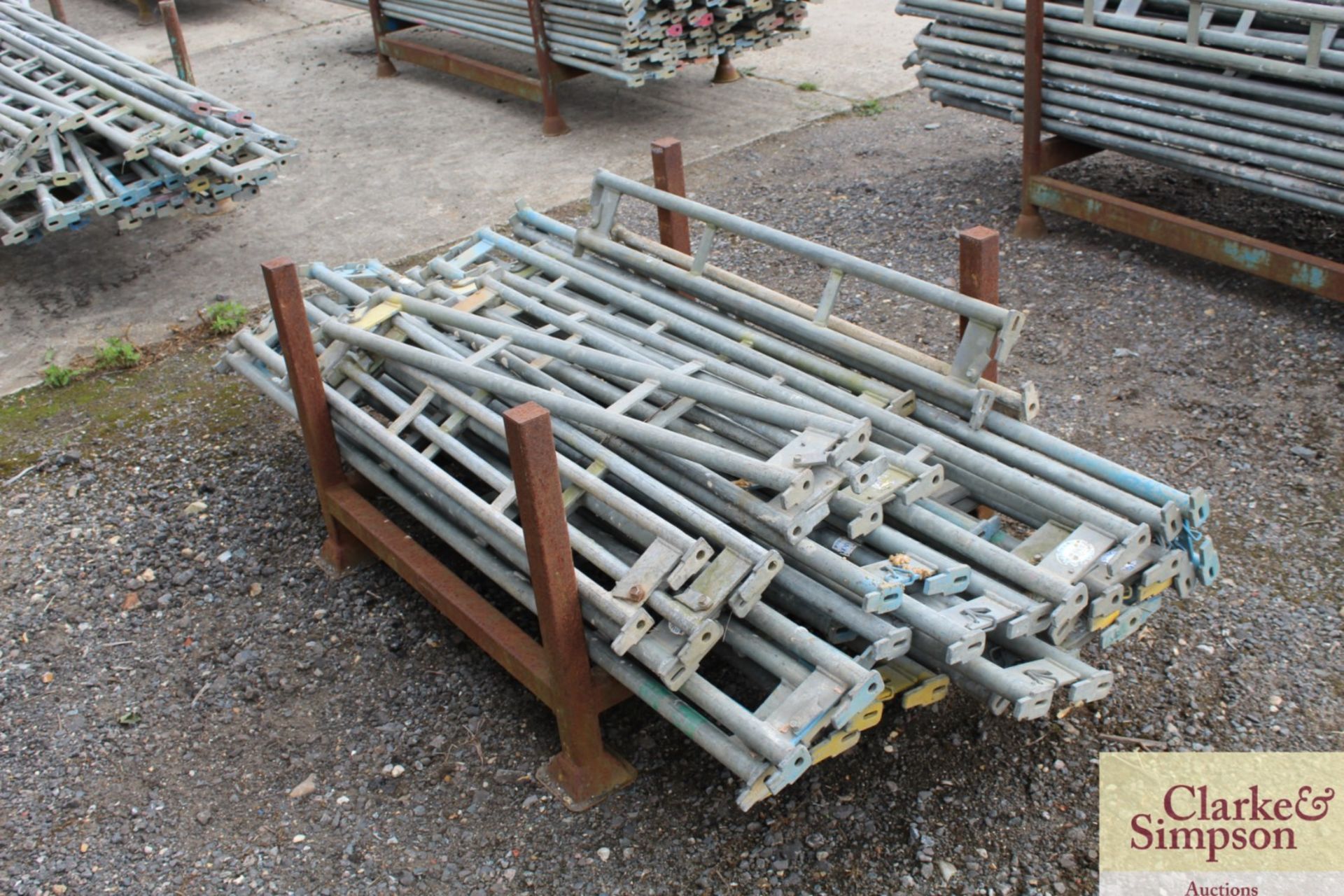 Stillage of Haki Scaffolding Ledger Beams. Mainly 1964. - Image 4 of 6