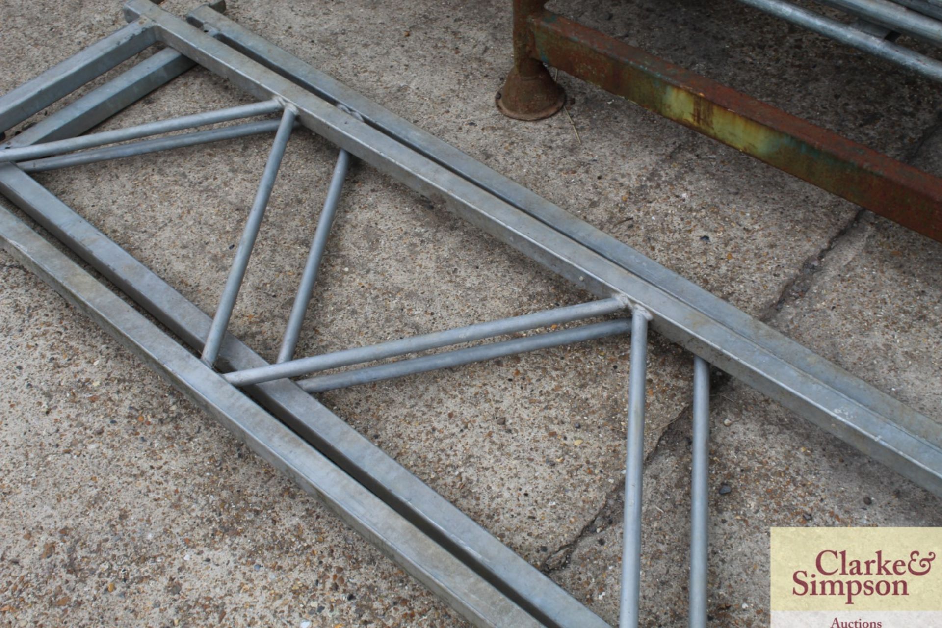 2x Haki Scaffolding 6100 Lattice Beams. - Image 3 of 8