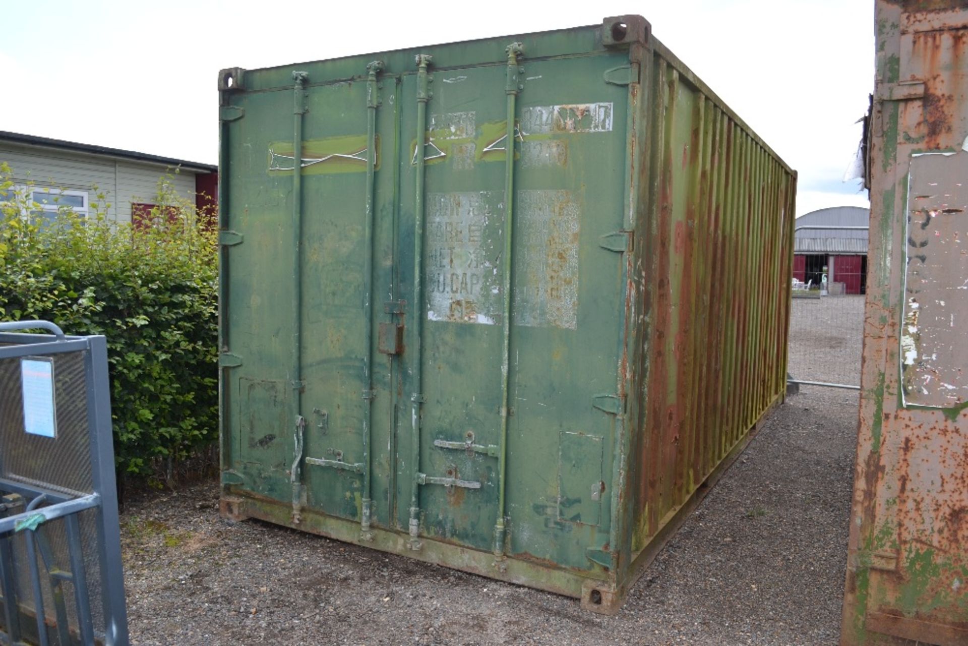 20ft x 8ft container.