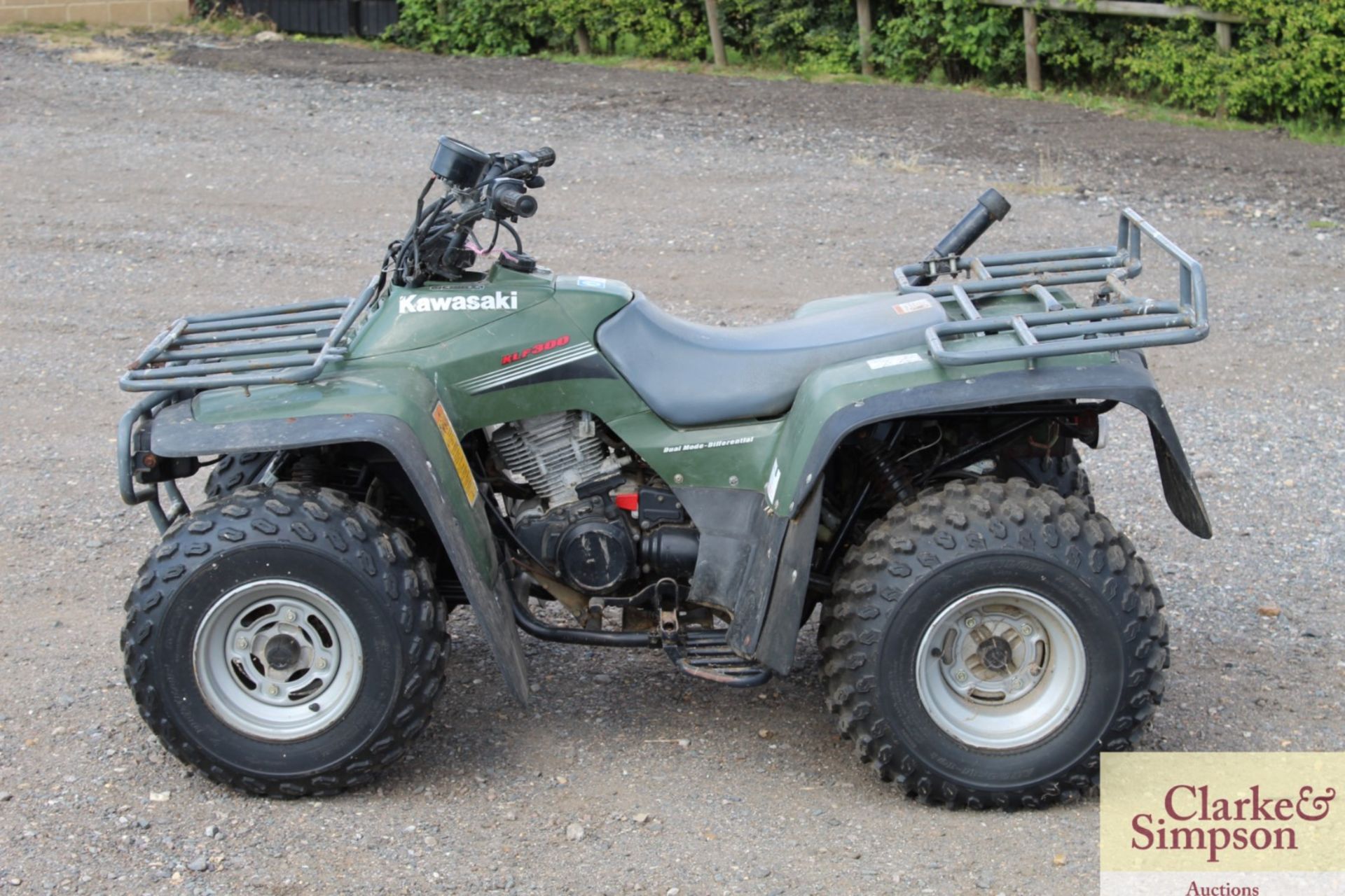 **CATALOGUE CHANGE** Kawasaki KLF 300B 2WD quad bike. 1,111 miles. 2005. Owned from new. Has - Image 2 of 17