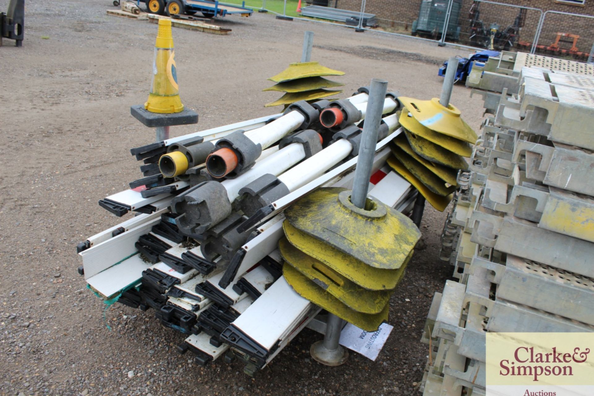 Stillage of traffic barriers. - Image 3 of 4