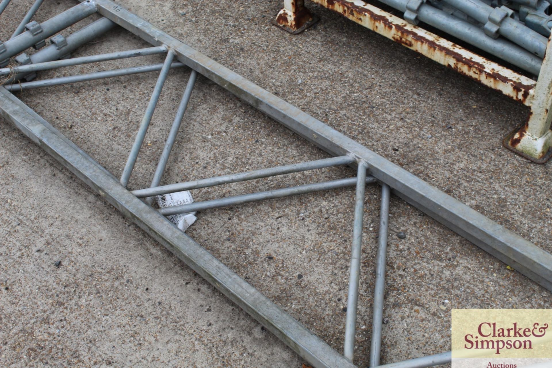 2x Haki Scaffolding 6100 Lattice Beams. - Image 6 of 8