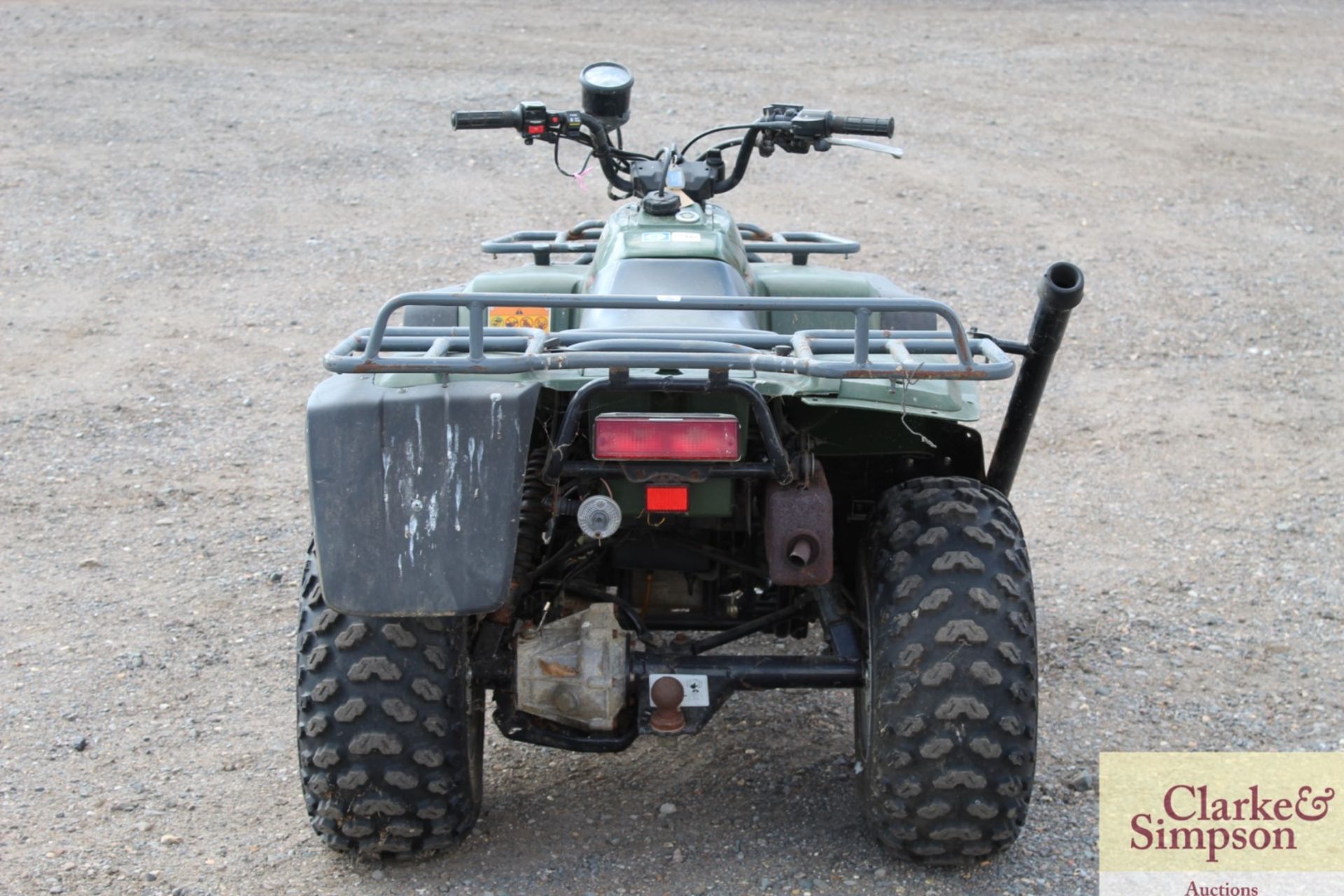 **CATALOGUE CHANGE** Kawasaki KLF 300B 2WD quad bike. 1,111 miles. 2005. Owned from new. Has - Image 4 of 17