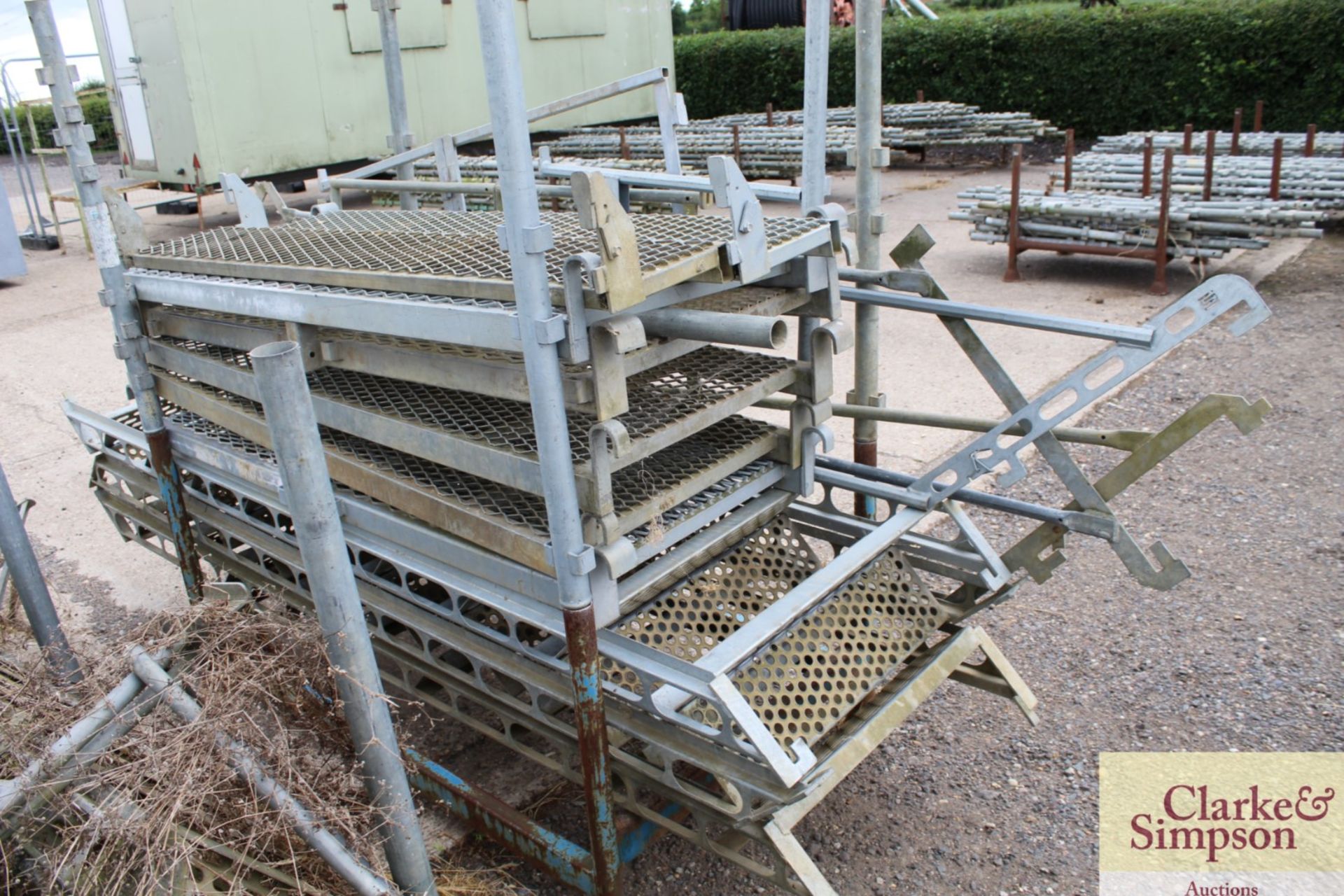 Stillage of Haki Scaffolding Staircase components. - Image 4 of 4