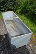 6ft galvanised water trough. 2ft deep. NO VAT.