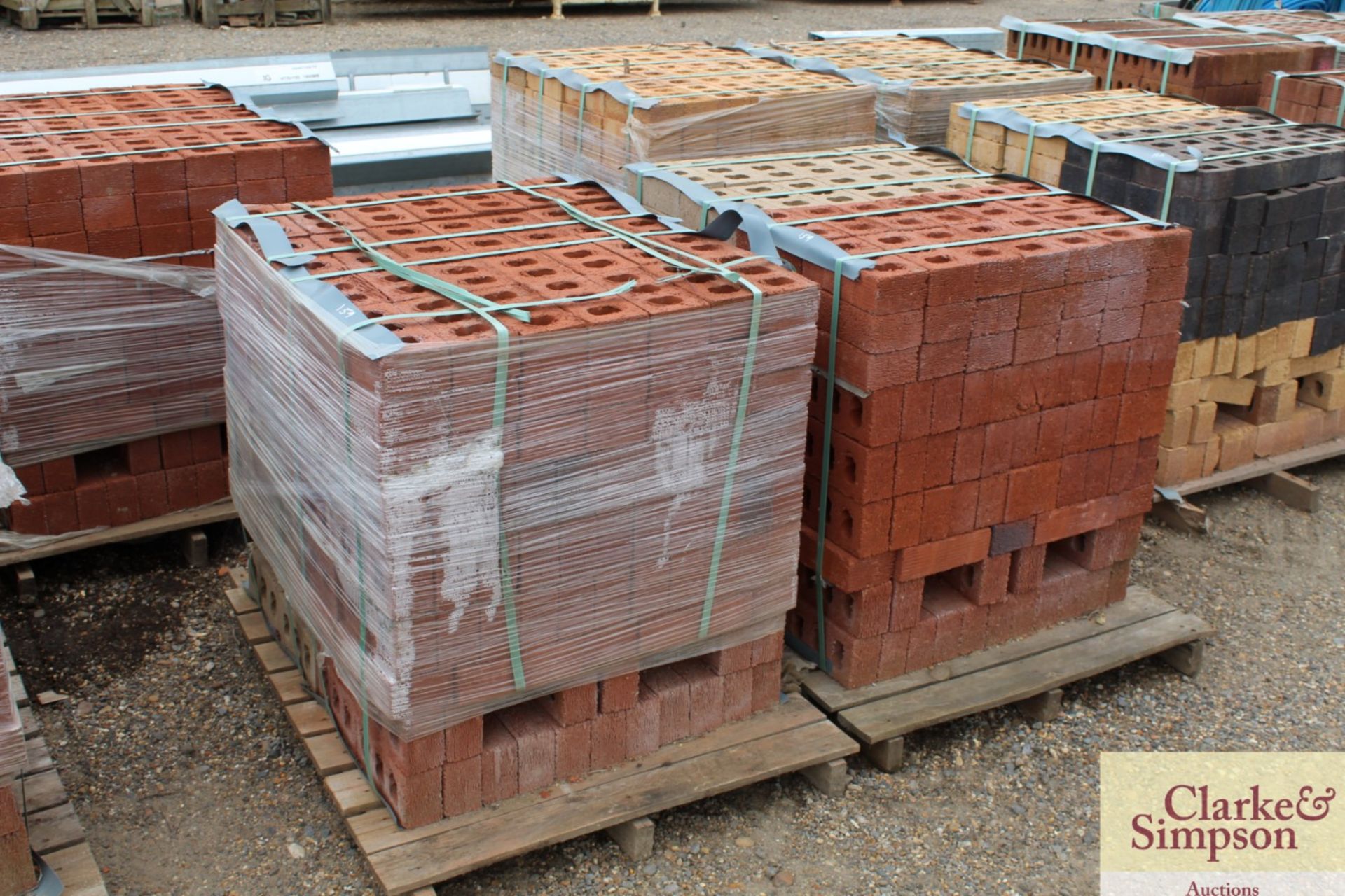 2x packs of red/ white rustic regrade bricks.