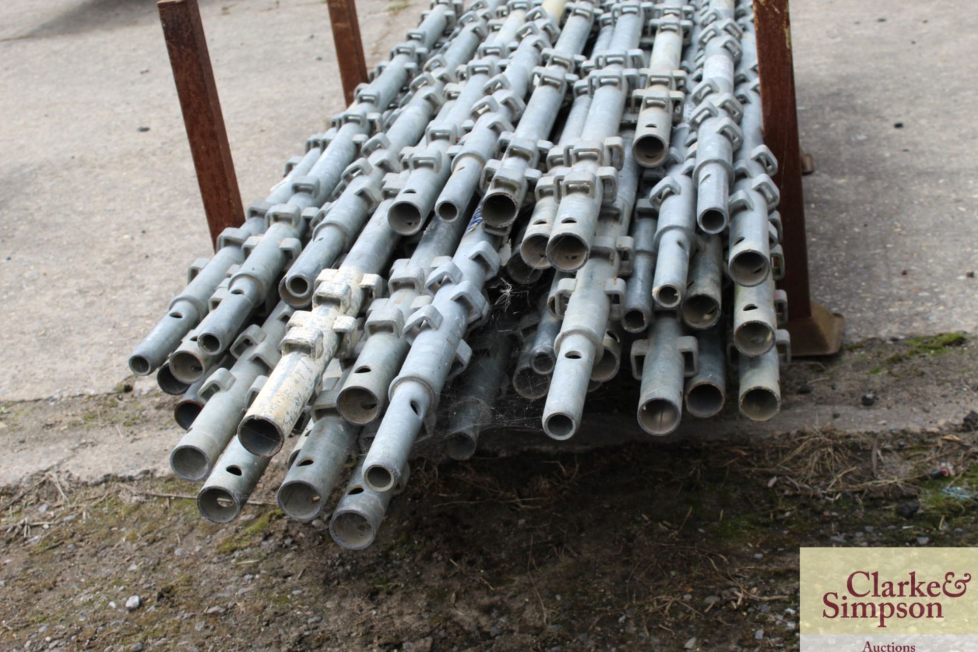 Stillage of Haki Scaffolding Standard S uprights. Mainly 2m. - Image 6 of 6