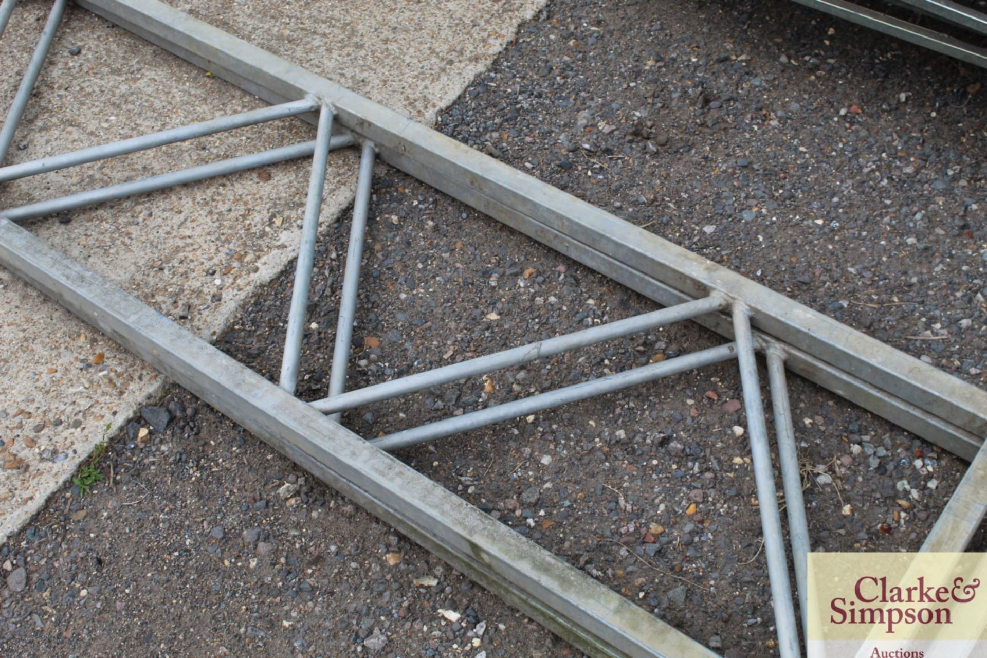 2x Haki Scaffolding 6100 Lattice Beams. - Image 7 of 8