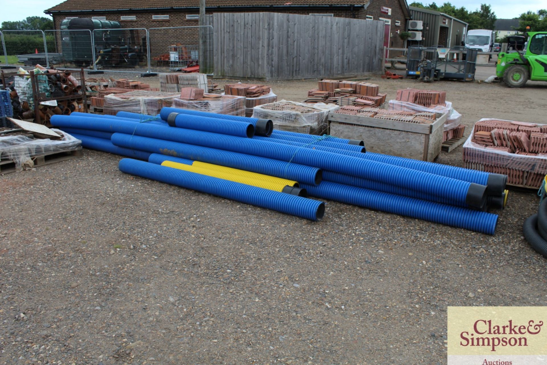 Quantity of 6in double walled drainage pipes. - Image 2 of 7