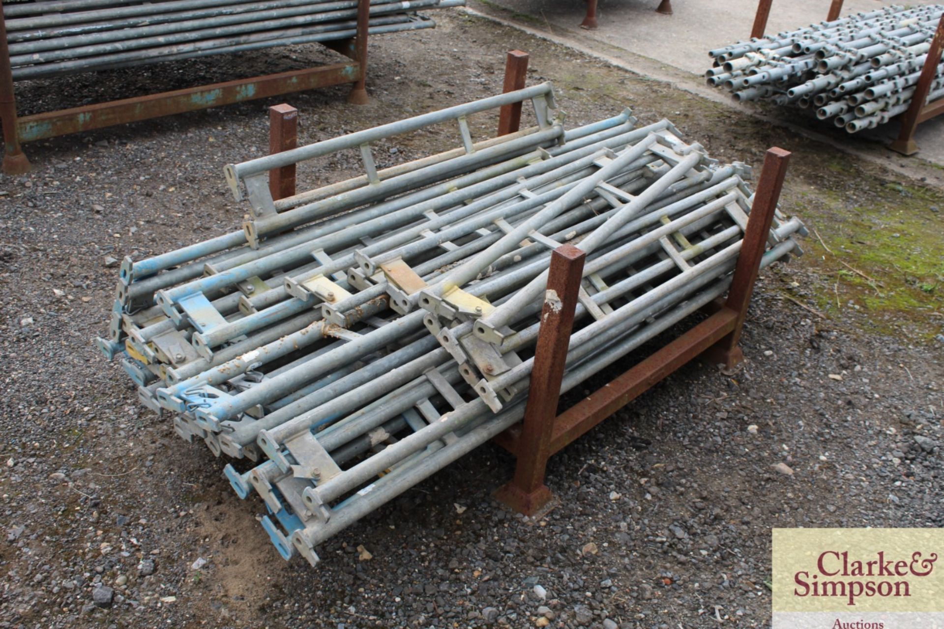 Stillage of Haki Scaffolding Ledger Beams. Mainly 1964. - Image 3 of 6