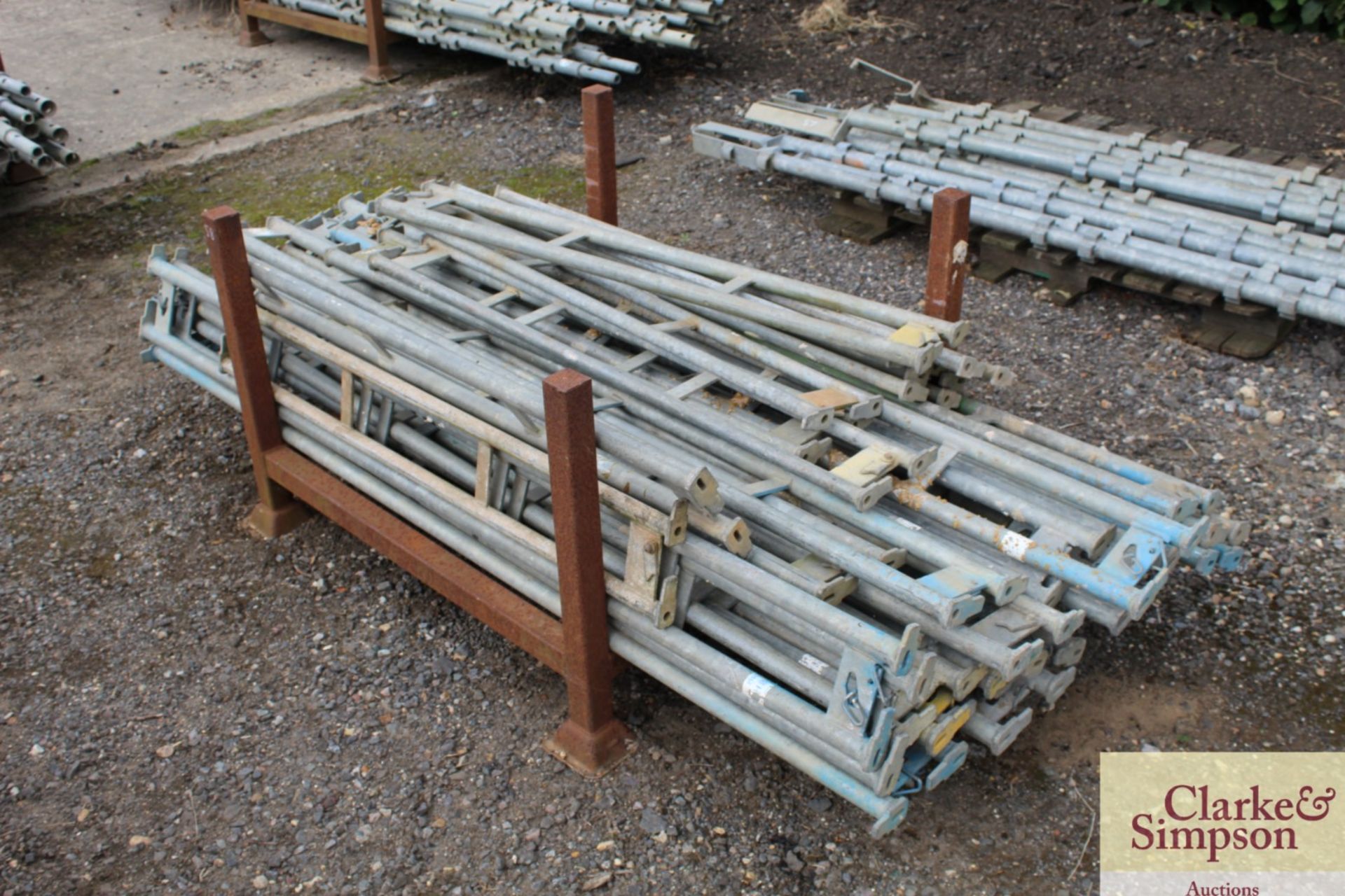 Stillage of Haki Scaffolding Ledger Beams. Mainly 1964. - Image 2 of 6