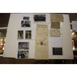 A collection of WW2 Luftwaffe ephemera, photograph