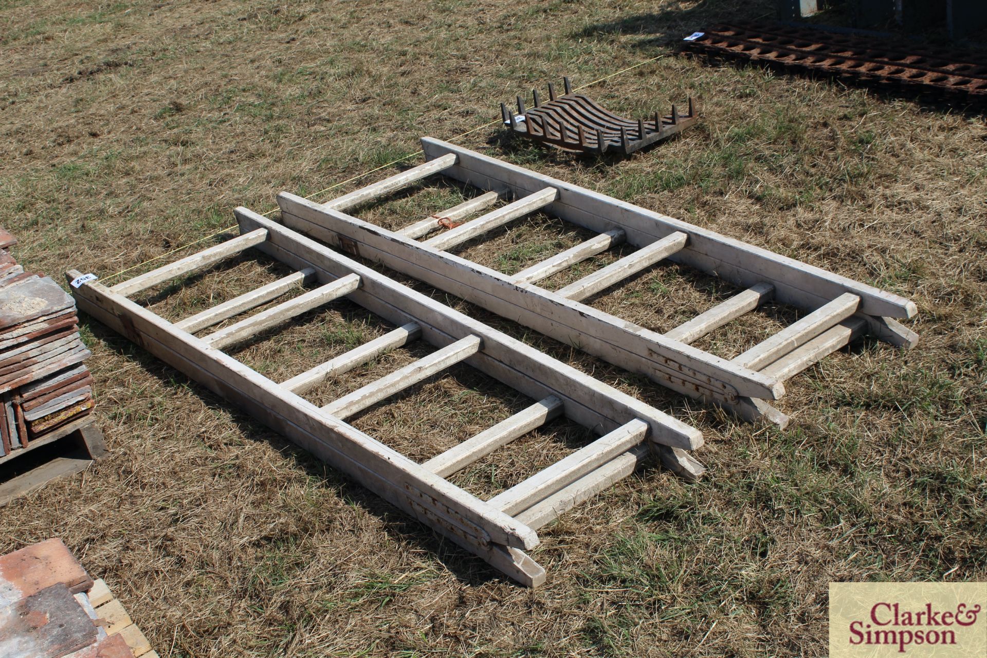 2x a-frame trestles. - Image 4 of 4