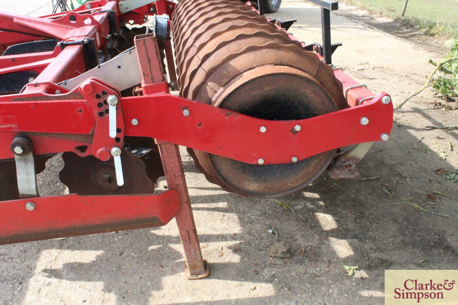 Sumo Trio 3 3m mounted cultivator 2012. Serial number 11626. With six Metcalfe low disturbance legs, - Image 11 of 21