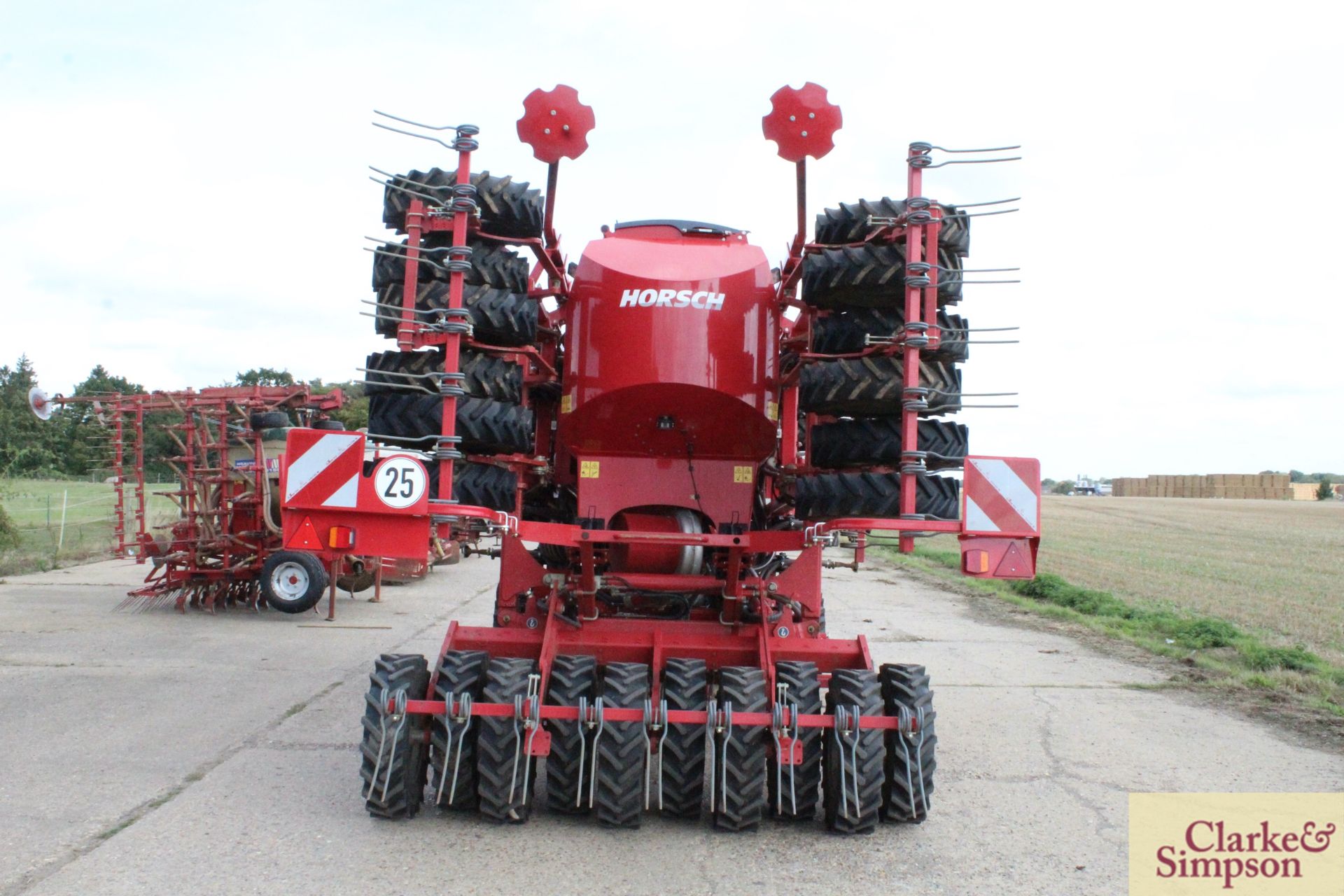 Horsch Sprinter 6ST 6m hydraulic folding trailed drill. 2019. Serial number 31261353. Grain and - Image 4 of 58