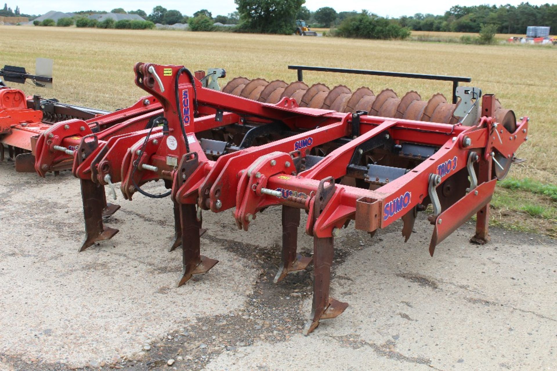 Sumo Trio 3 3m mounted cultivator 2012. Serial number 11626. With six Metcalfe low disturbance legs, - Image 21 of 21