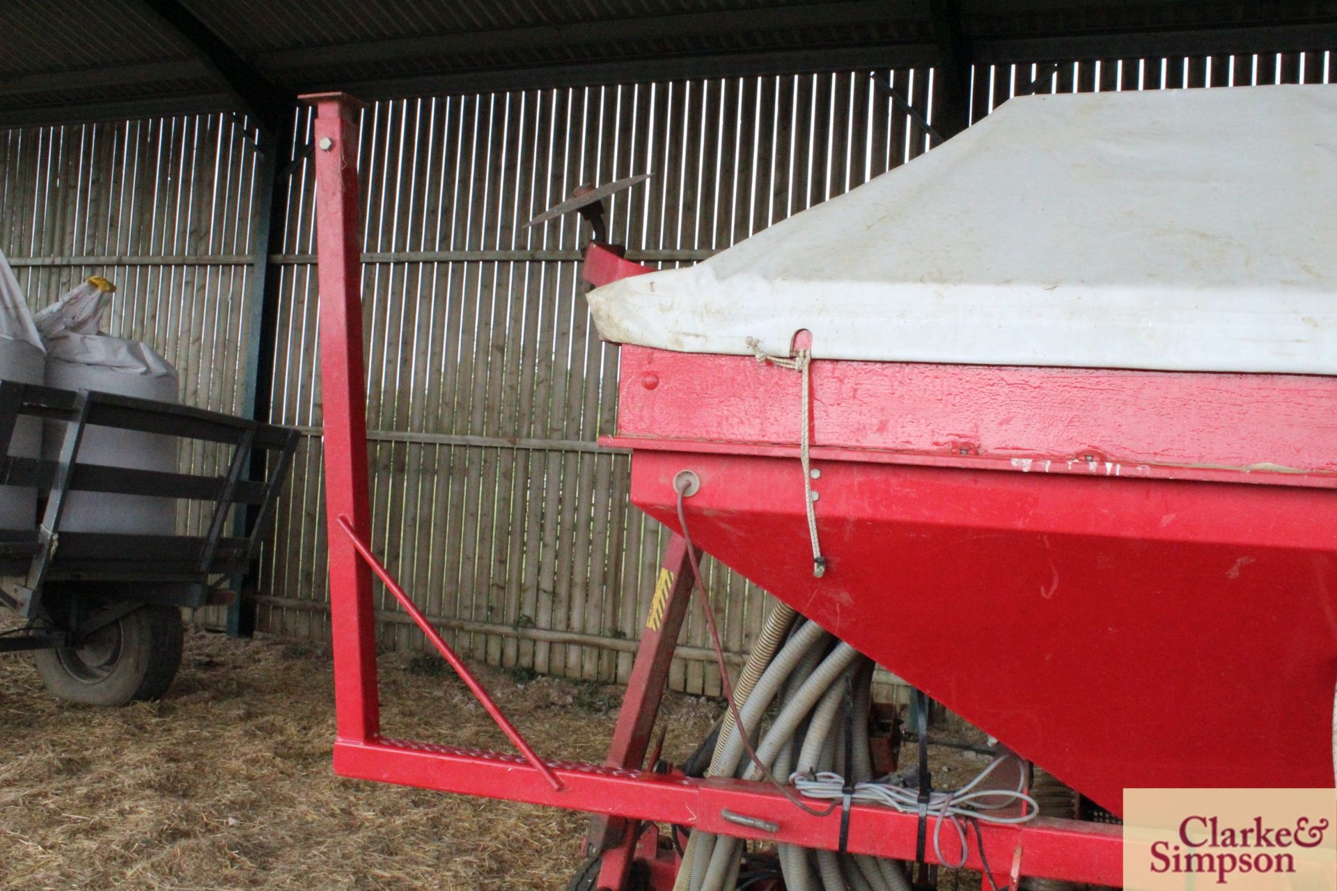 Lely/ Tulip Rotarra 3m power harrow. Serial number/ year to follow. With packer. Piggy backed with - Image 10 of 31